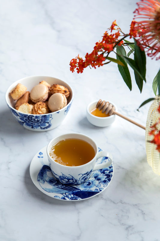 Royal Delft - Kop en Schotel - Peacock Symphony - 220 ml