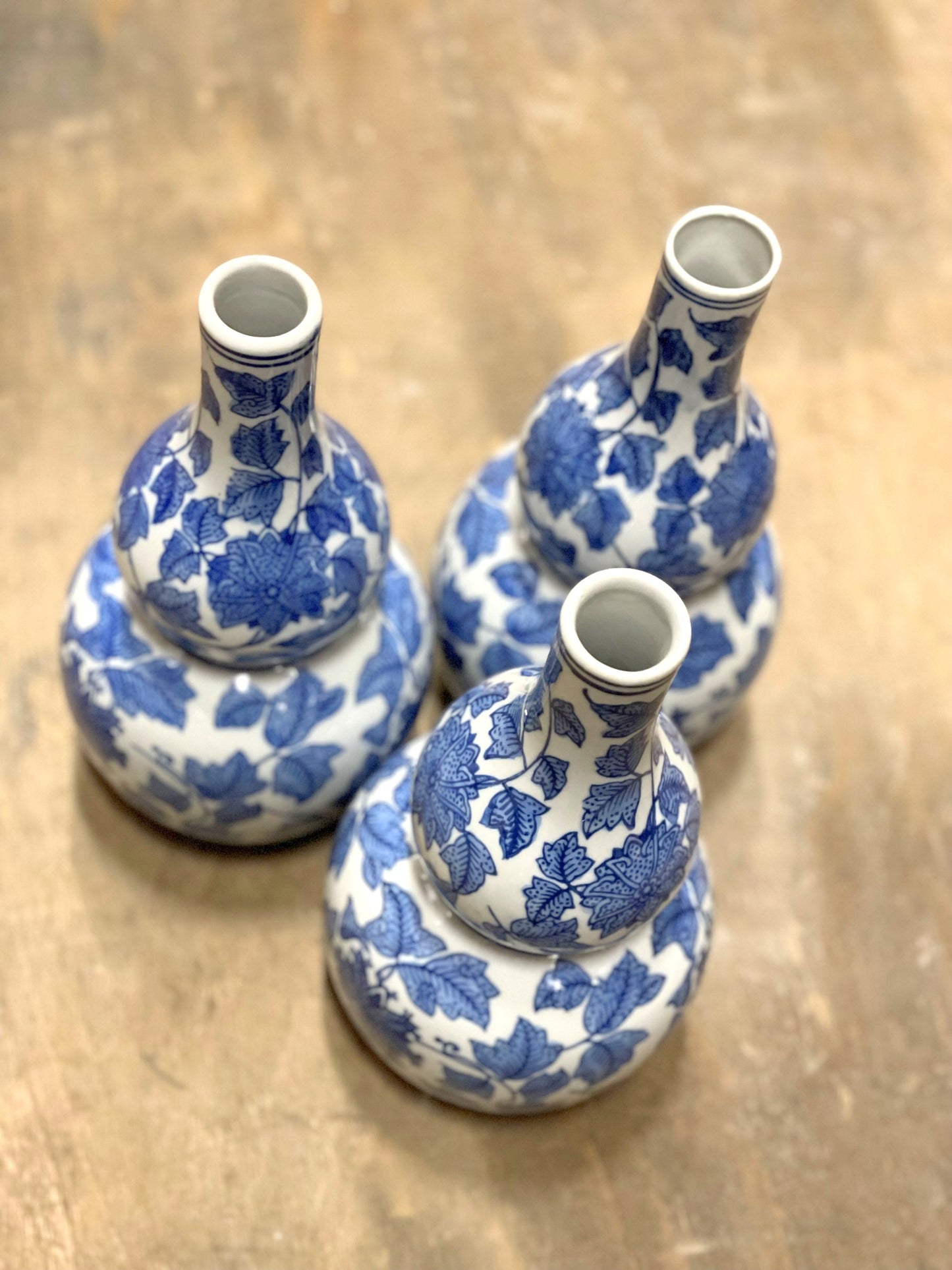 &Klevering vaas - Delfts blauw vaas - 25 cm