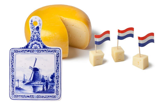 Hollandse Kaasplank - Delfts blauw - 29 cm