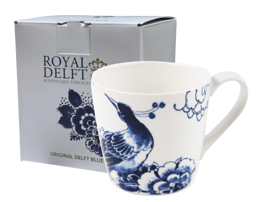 Royal Delft - Delfts blauw Mok - Peacock Symphony - 300 ml