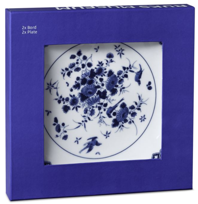Borden Delfts blauw - Set van 2 - 20 cm - Rijksmuseum