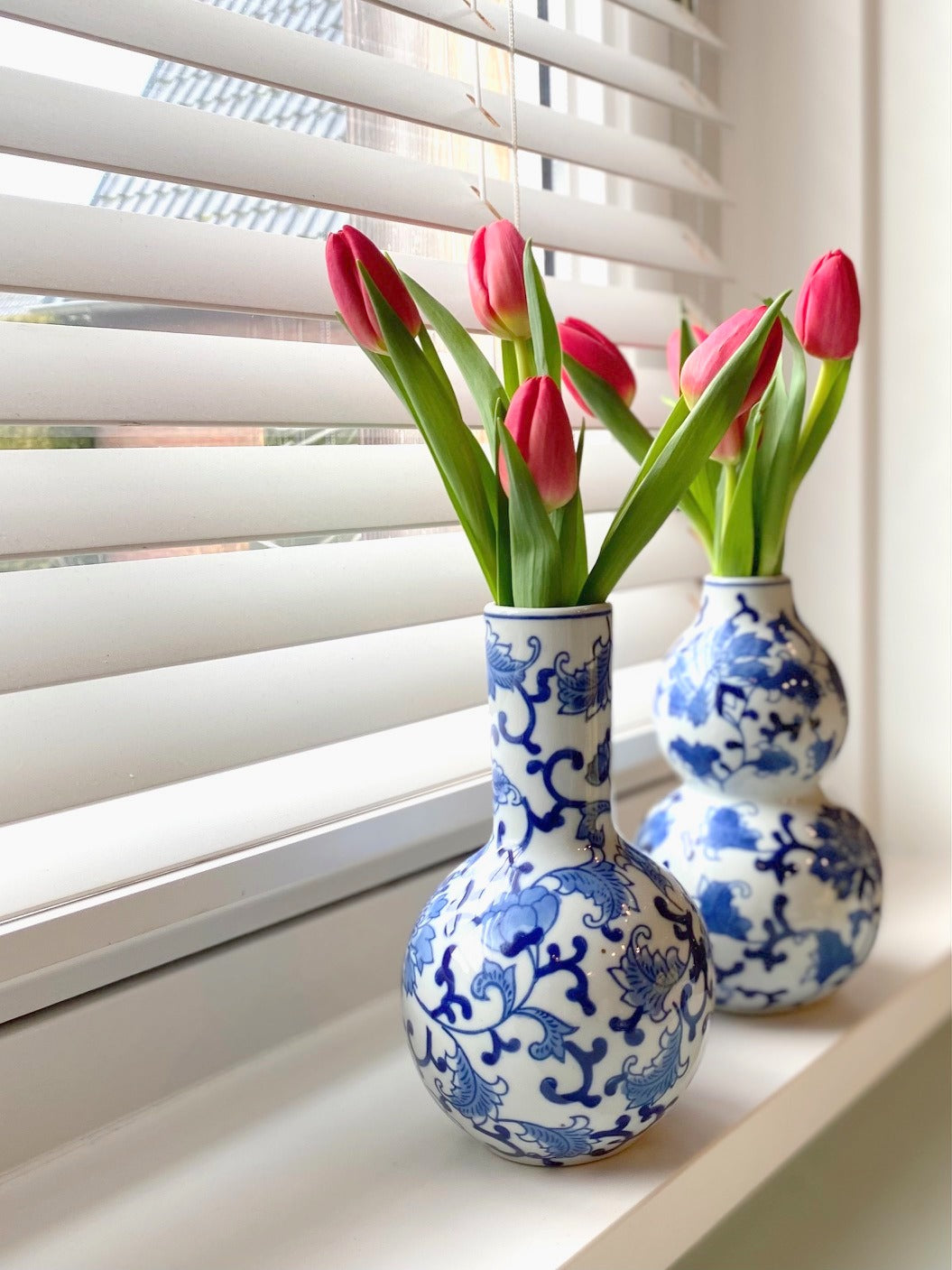 Vazen Delfts blauw - Set van 2 - Klevering