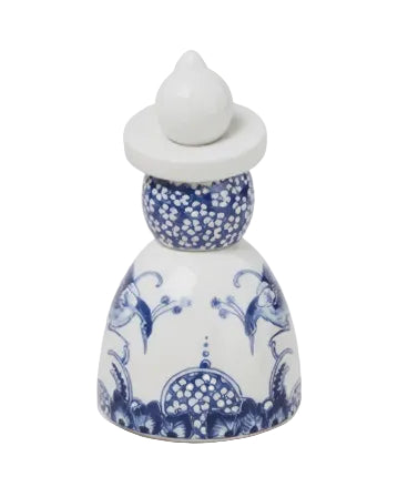 Proud Mary - Flower Peacocks - Royal Delft - 17 cm