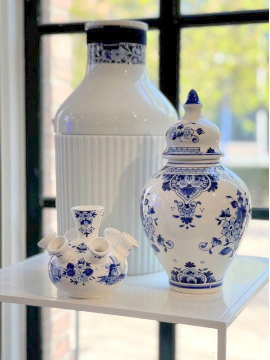 Pot met deksel - Royal Delft - 27,5 cm