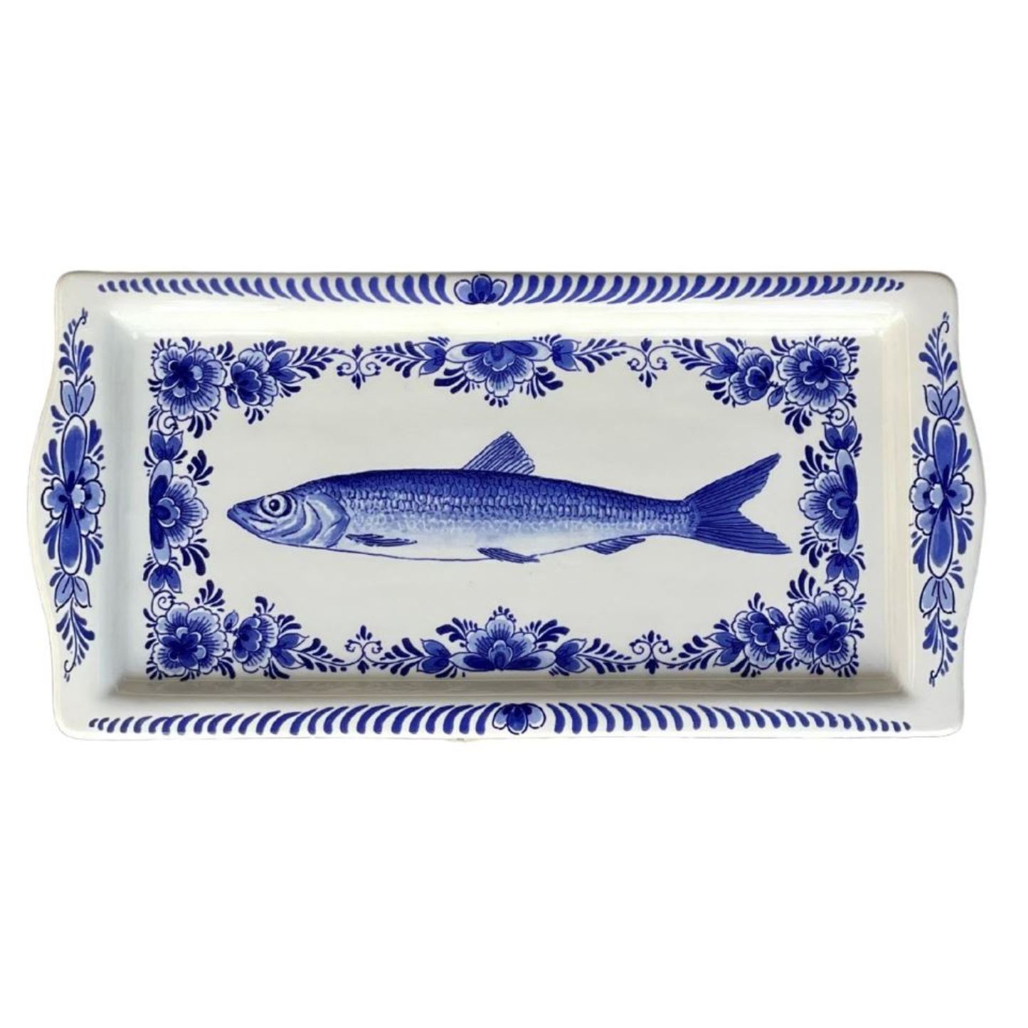 Delfts blauw schaal - 14 x 29 cm