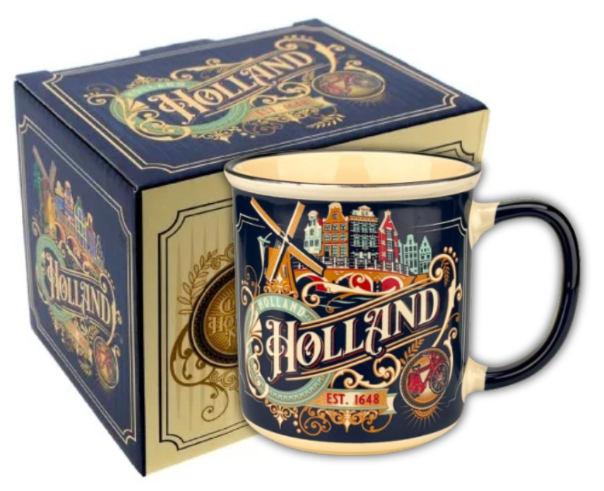 Holland Cadeaupakket – Met 2 Holland Mokken