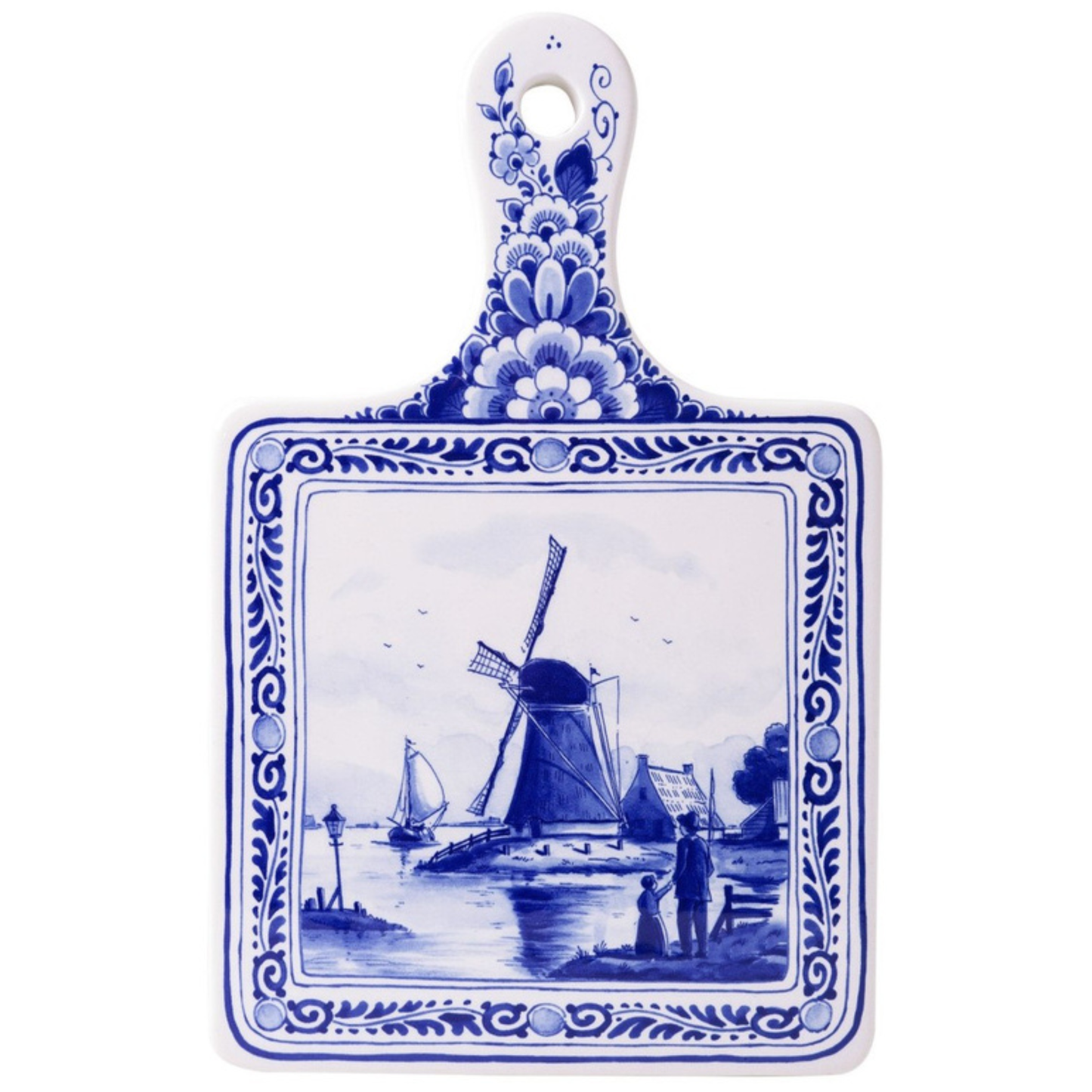 Hollandse Kaasplank - Delfts blauw - 29 cm
