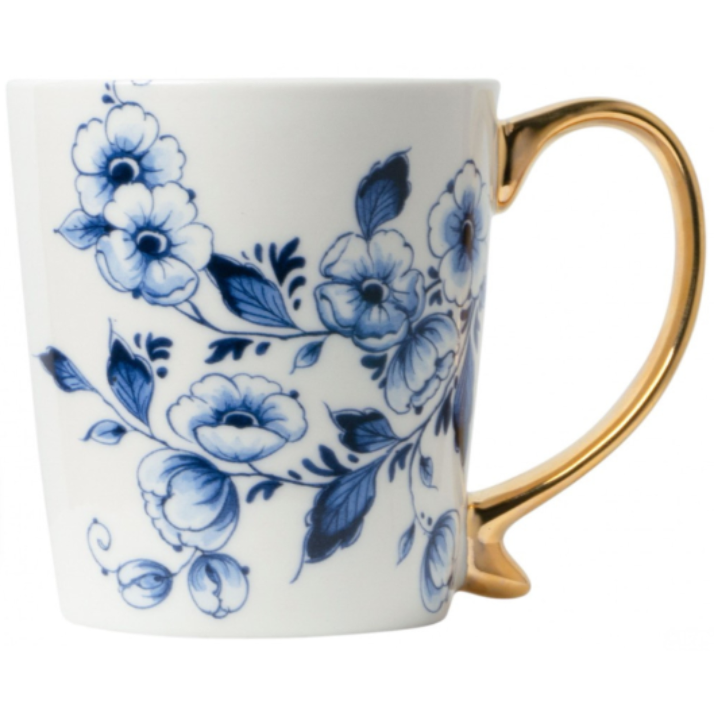 Heinen Delfts blauw mok - Bloesem - 300ml