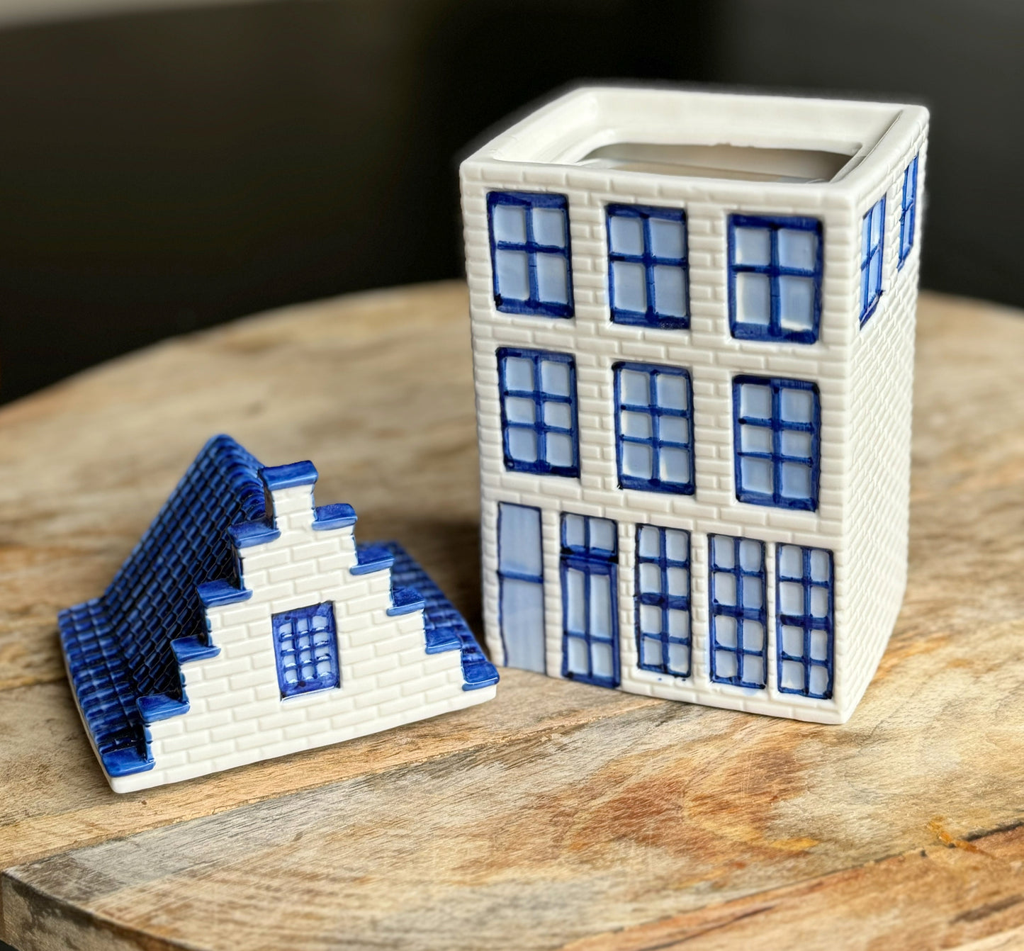 Voorraadpot Grachtenpand - Drop - 20 cm