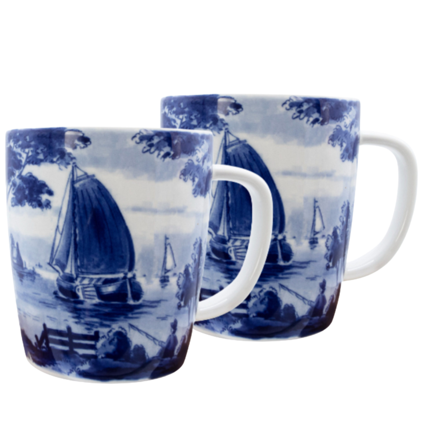Delfts blauw Mokken - set van 2 - Royal Delft - Holland - 400 ml